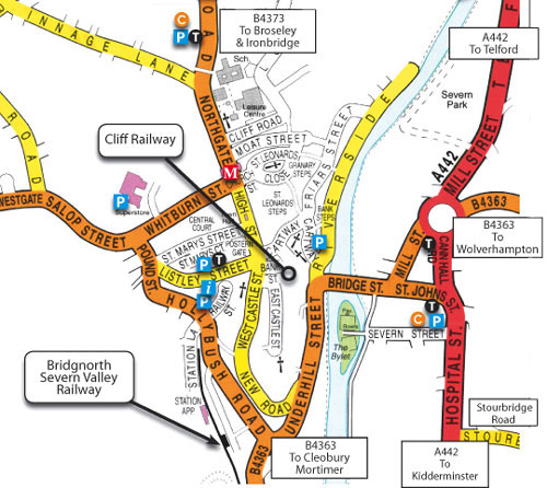 Bridgnorth Map