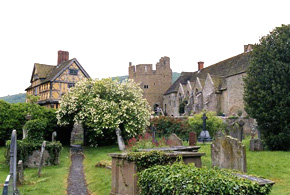 Stokesay Castle - from church yard