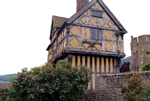 Side view of Stokesay Gatehouse