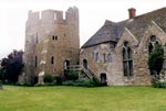Stokesay Castle - View over Courtyard