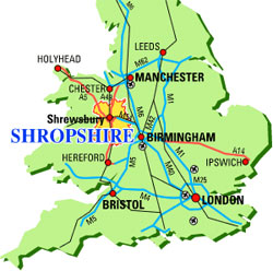 Shropshire Map