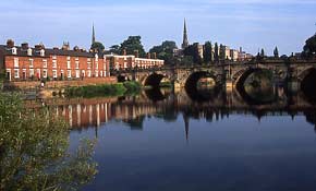 The English Bridge, over the river Severn